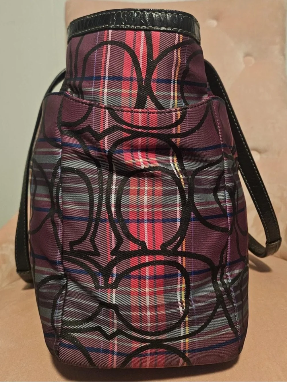 Coach tote featuring